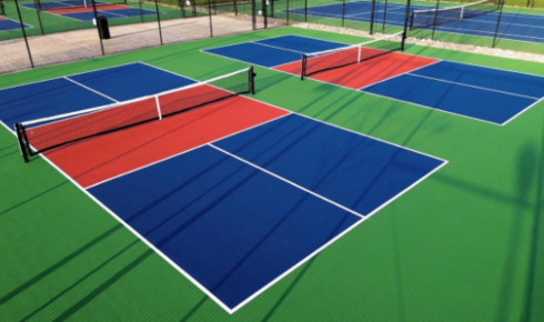 synthetic acrylic tennis court flooring