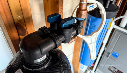 salt free water softener installation